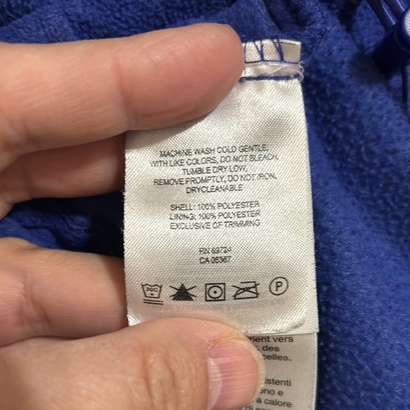 COLUMBIA‎ Sportswear Blue Basic Fitted Fleece Jacket Coat Womens Sz Small - Picture 6 of 6